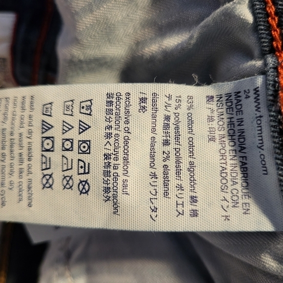 Tommy Hilfiger Washed Blue Skinny Jeans Size 24 - Picture 6 of 11